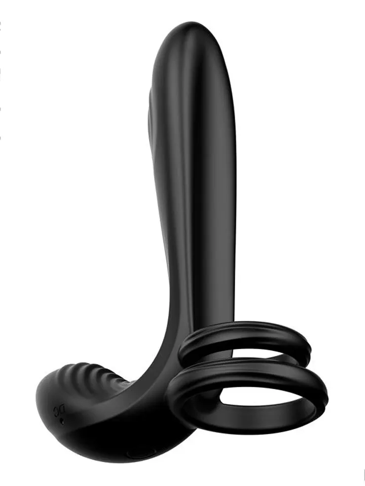 Synkox Girth Gainer Vibrating Double Cockring - Vibrierender Penisring 3 [full]