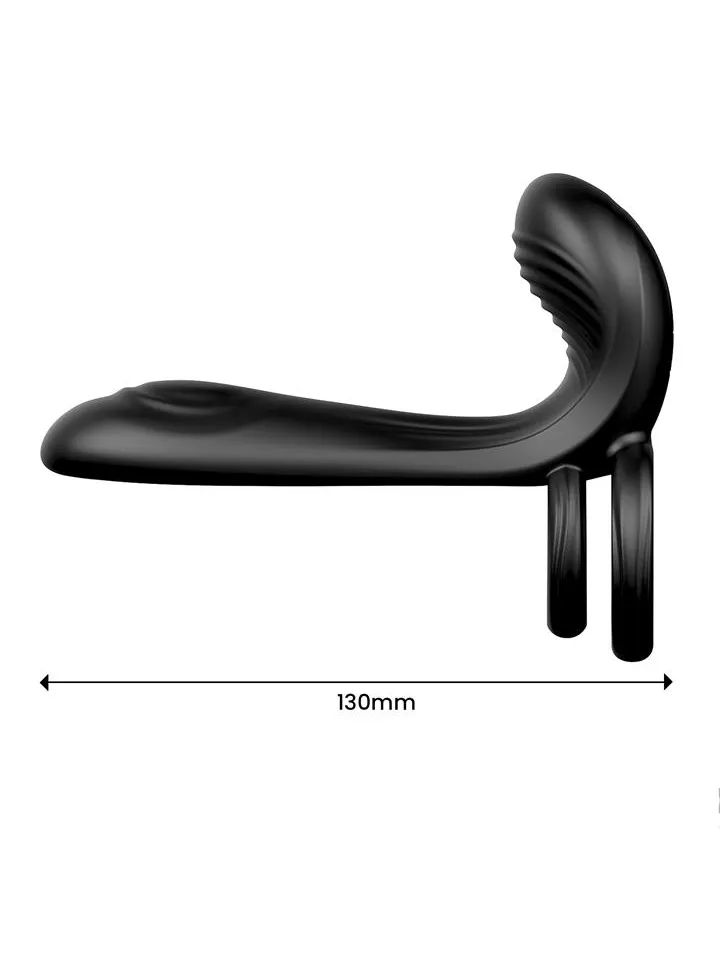 Synkox Girth Gainer Vibrating Double Cockring - Vibrierender Penisring 4 [full]