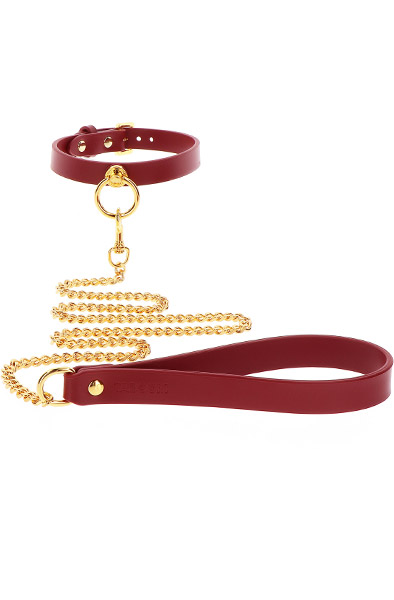 Taboom O-Ring Collar & Chain Leash - Halsband & Leine 2