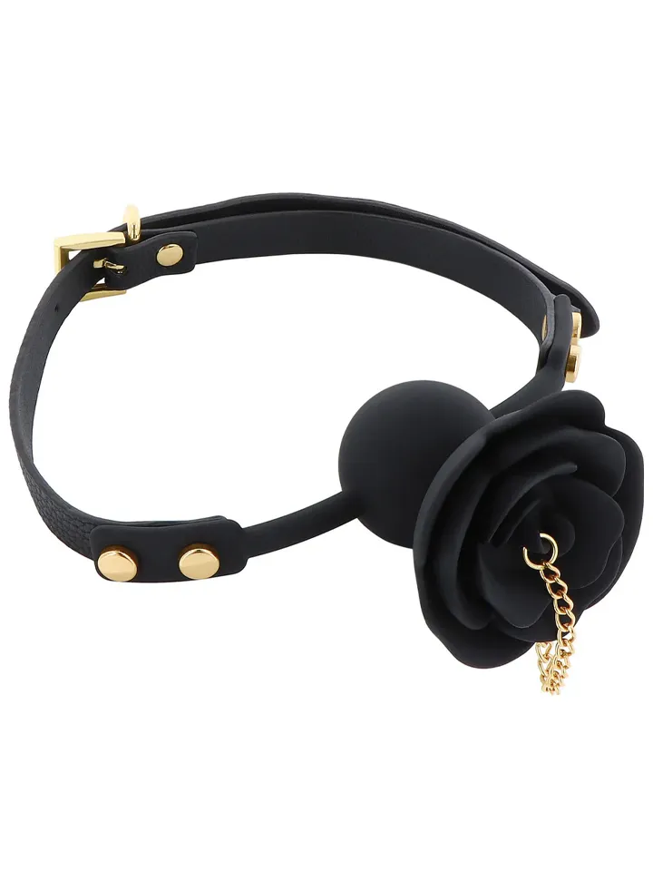 Taboom Rose Ball Gag With Plug - Knebelball 2
