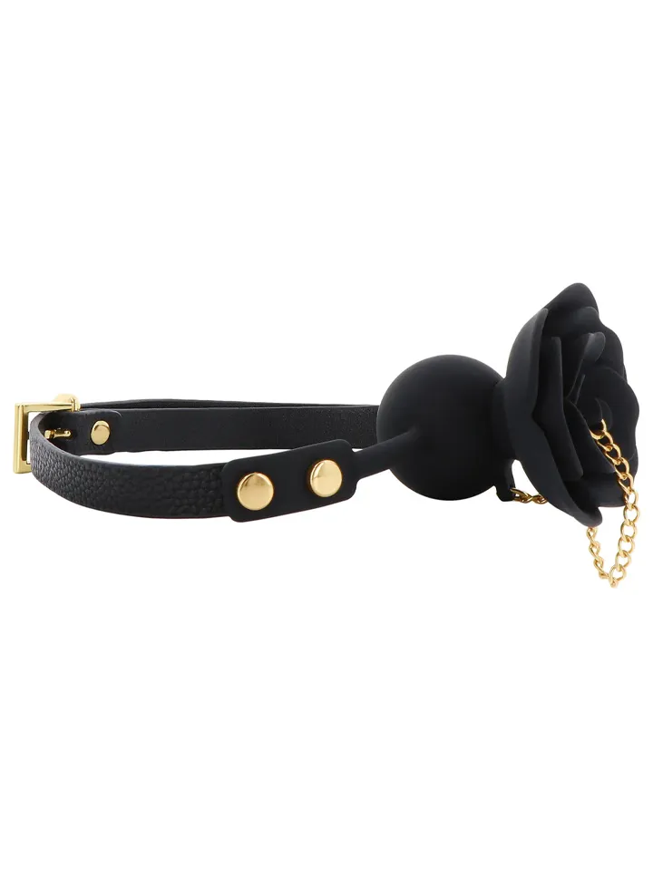 Taboom Rose Ball Gag With Plug - Knebelball 3