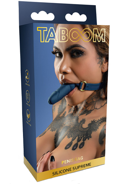 Taboom Silikon-Penis-Ballknebel - Knebelball 2