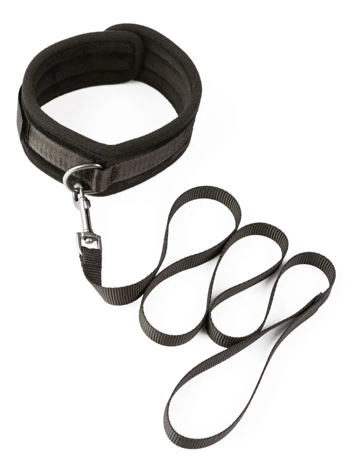 Take The Lead Padded Neck Collar & Leash - Bondage Halsband & Paar 2 [full]