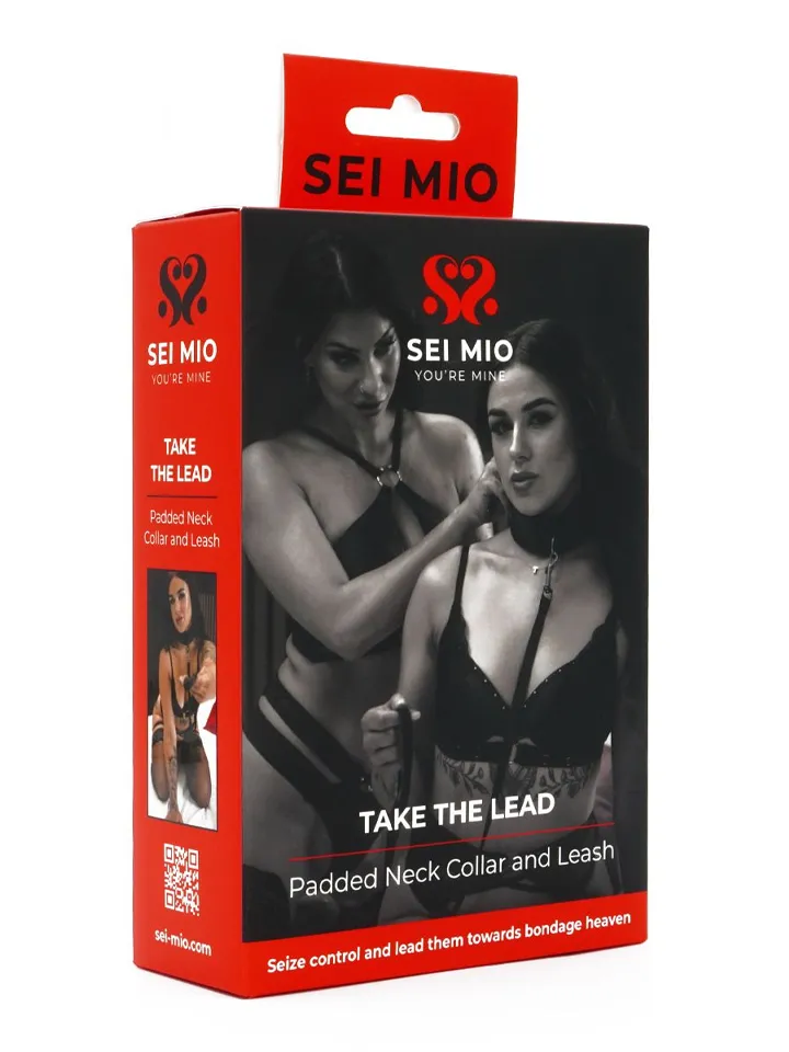 Take The Lead Padded Neck Collar & Leash - Bondage Halsband & Paar 4 [full]