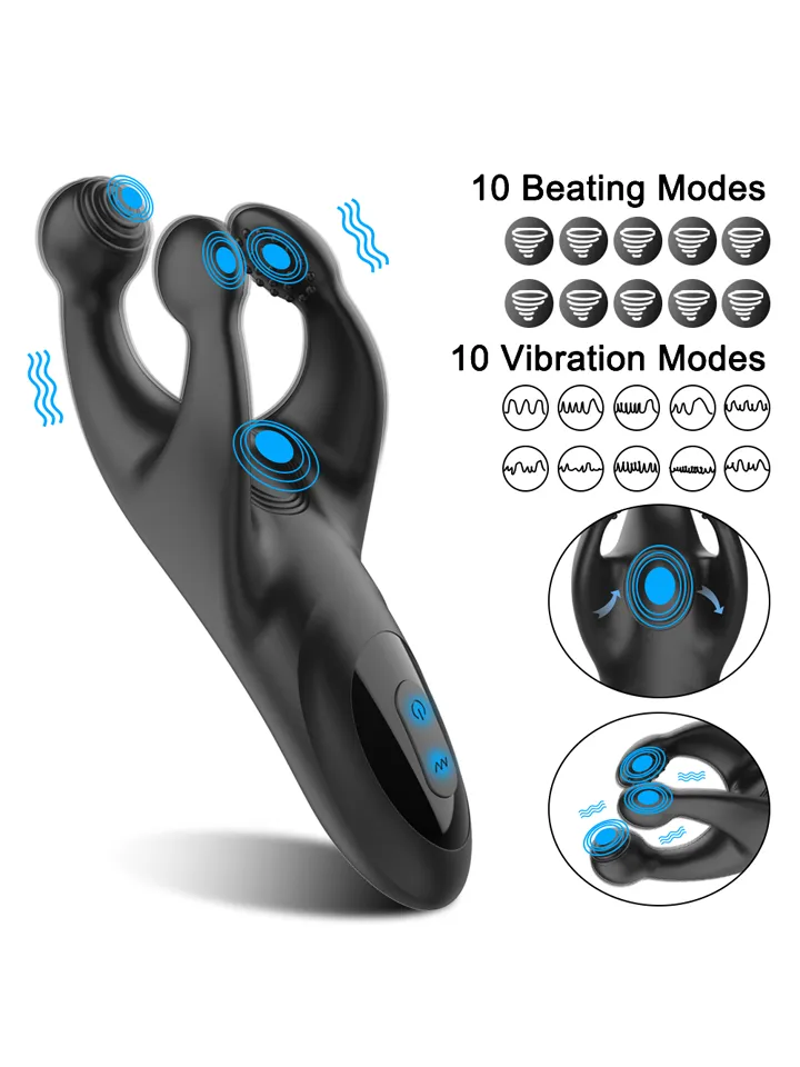 Tapping & Vibrating Penis Stimulator - Penis-Vibrator 2 [full]
