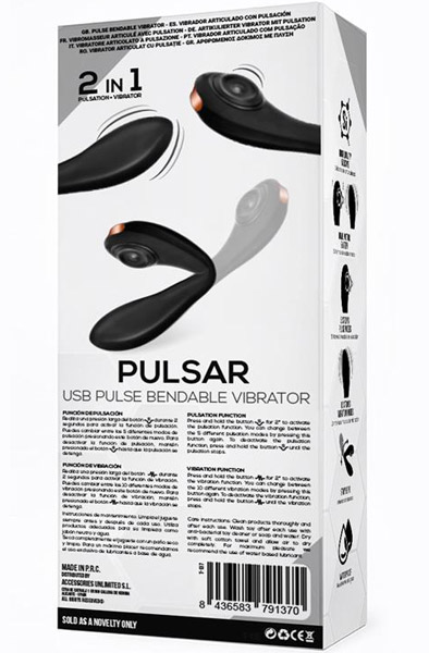 Tardenoche Pulsar Pulse Bendable Vibrator - Klitoris-Stimulator 3