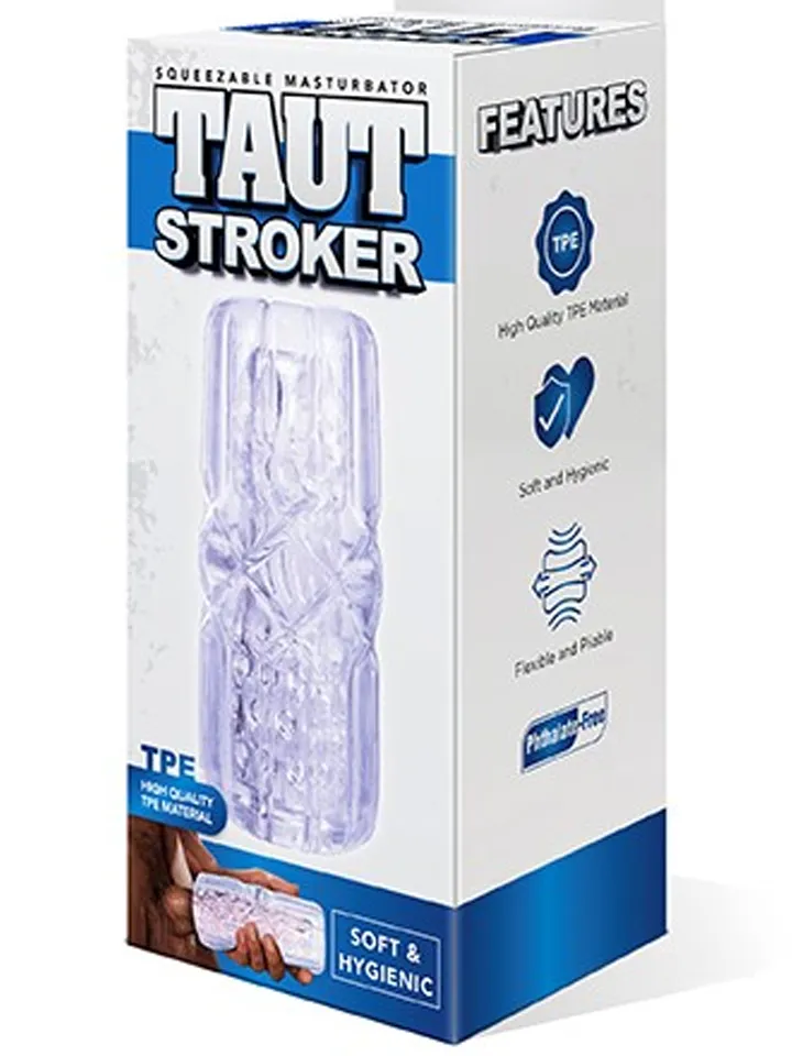 Taut Stroker – flexibler Masturbator in transparenter Optik - Stroker 3