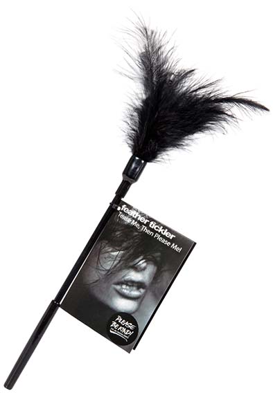 Tease Me Then Fuck Me Feather Tickler Black - Kitzler 2