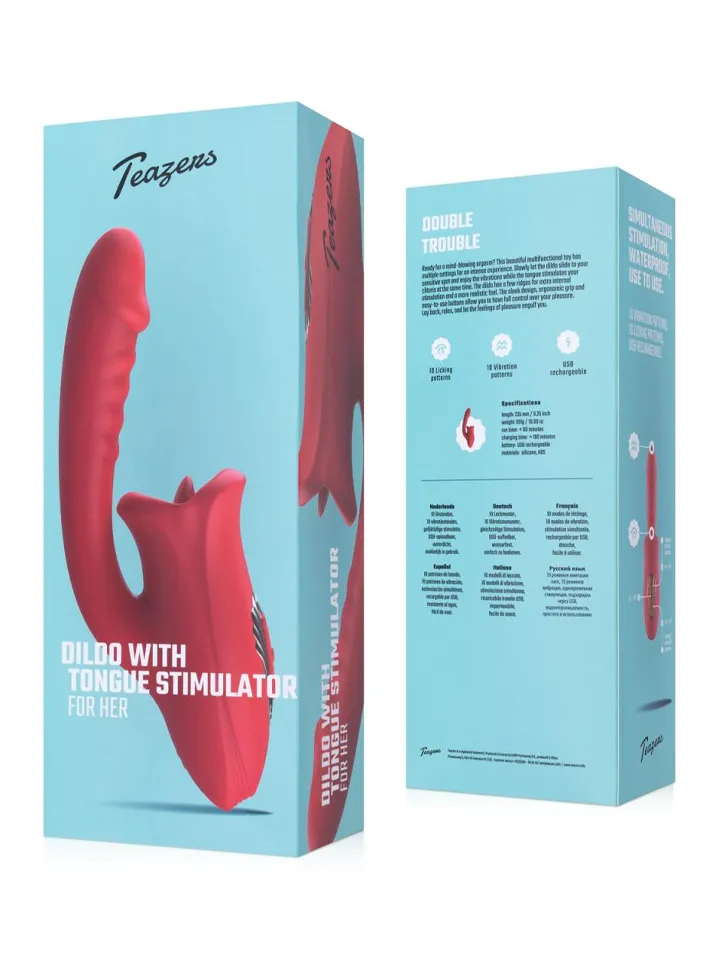 Teazers Dildo mit Klitorisstimulator - Vibrator 5 [full]
