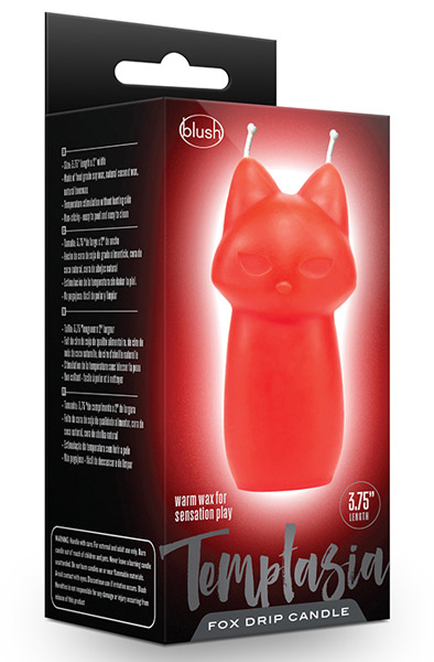 Temptasia Fox Drip Candle Red - BDSM Kerze 3