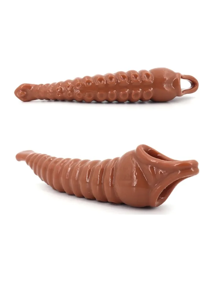 Tentik Vibrating Penis Sleeve 22 cm - Vibrierender Penisverlängerer 1 [full]