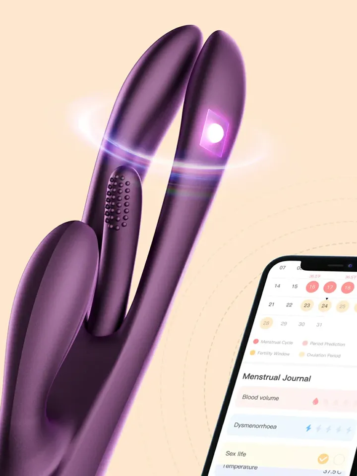 Terri – App-gesteuerter Tapping Rabbit Vibrator - App-gesteuerter Kaninchen-Vibrator 3 [full]