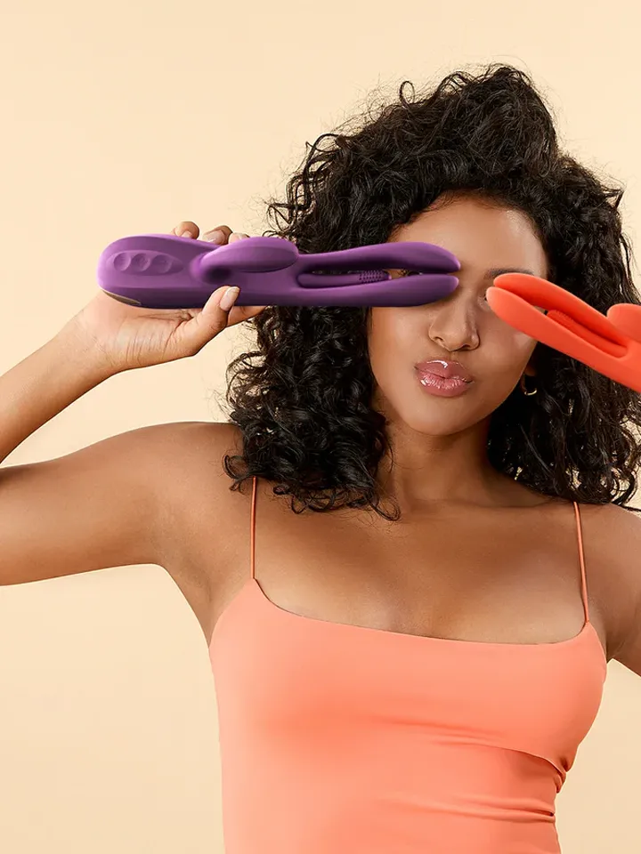Terri – App-gesteuerter Tapping Rabbit Vibrator - App-gesteuerter Kaninchen-Vibrator 4 [full]