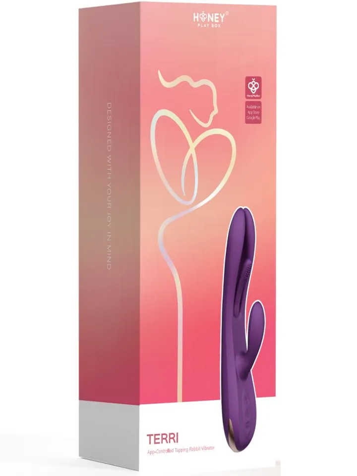 Terri – App-gesteuerter Tapping Rabbit Vibrator - App-gesteuerter Kaninchen-Vibrator 5