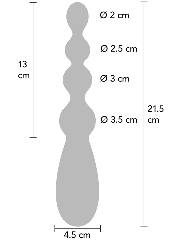 Tetra Thrill Anal Vibrator 21,5 cm - Anal-Vibrator 2