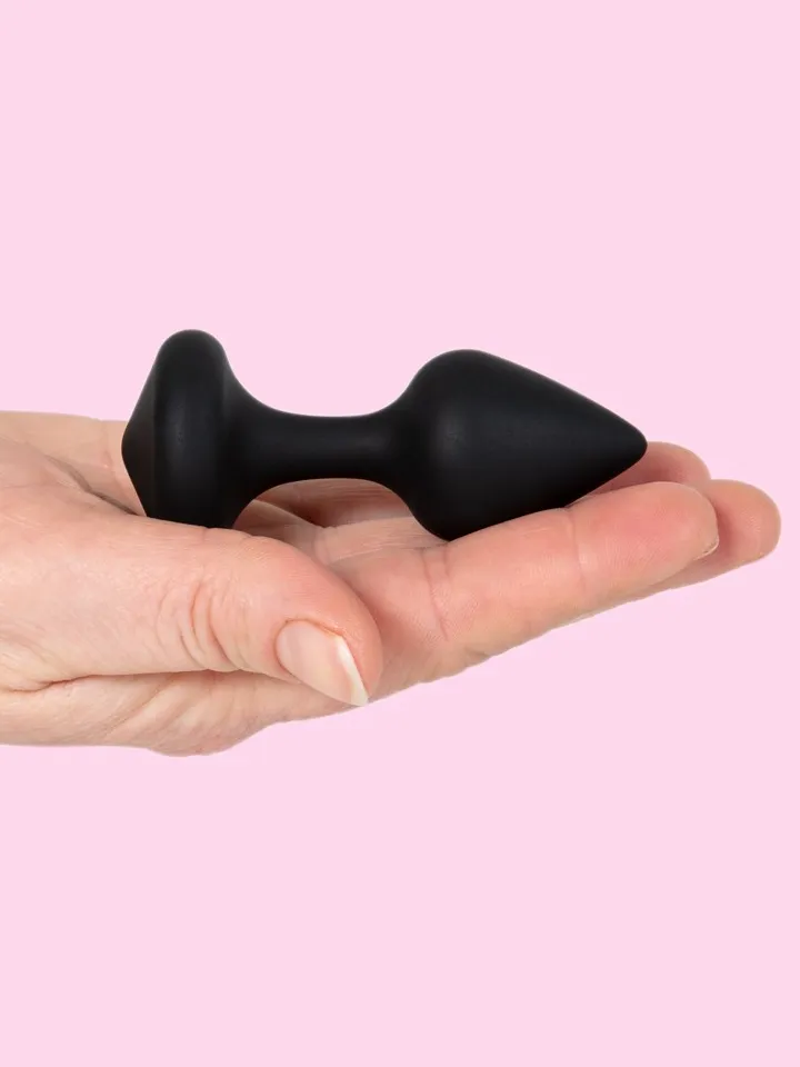 The Best Silicone Beginner Plug Black XS - Analplug 1