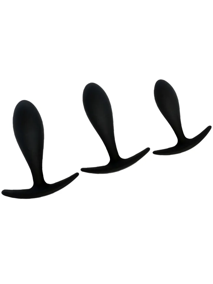 The Perfect Beginner Silicone Butt Plug Set - Analplug Set 1