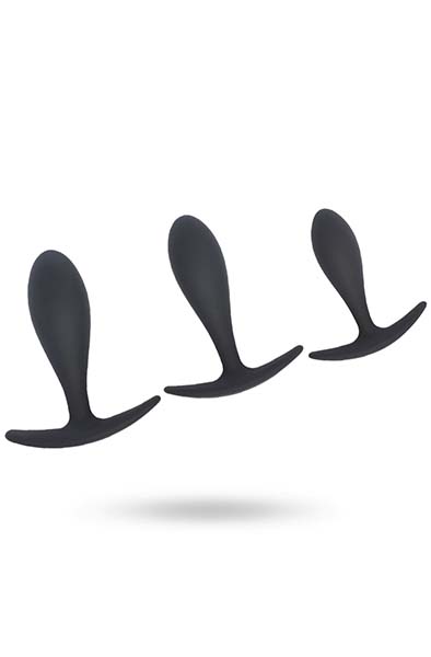The Perfect Beginner Silicone Butt Plug Set - Analplug Set 2