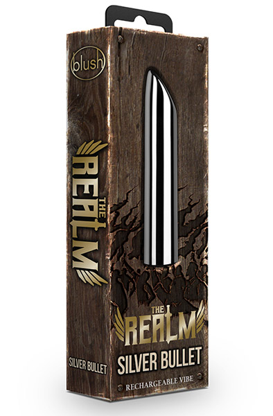 The Realm Silver Rechargeable Bullet - Kugel-Vibrator 3