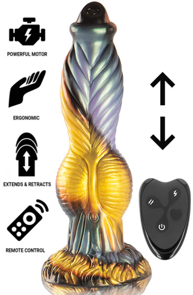 The Resurgence Of Pleasure Dildo Remote 26,5 cm - Monster-Dildo 1