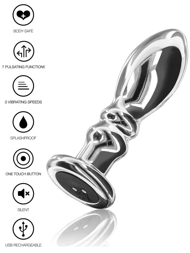 The Slider Vibrating Plug Medium - Vibrierender Analplug 1