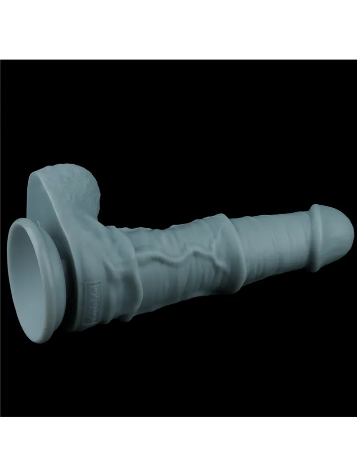 Thrusting & Vibrating Silicone Dildo 27,5 cm - Vibrierender Dilator 4 [full]