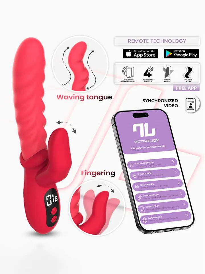 Tingly Vibrator With Finger, Waving & App - App-gesteuerter Kaninchen-Vibrator 1 [full]