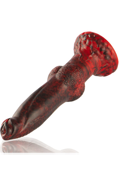 Titan In Flames Dildo With Remote 22,5 cm - Drachen-Dildo 5