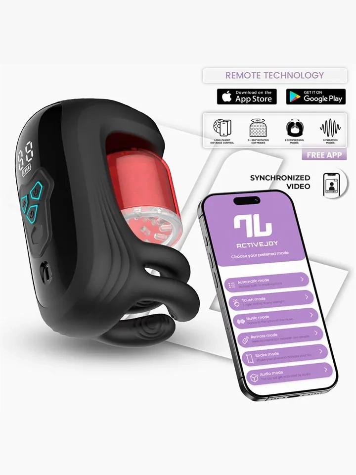Torky Compressing Rotating App Masturbator - Automatischer Masturbator 1 [full]