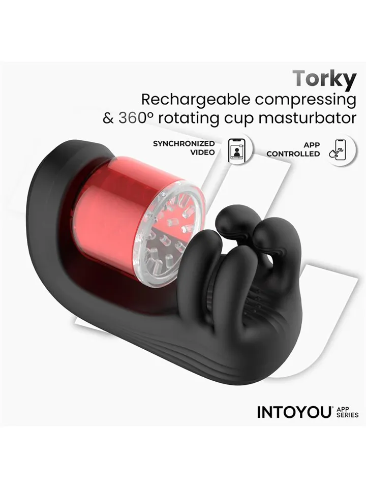 Torky Compressing Rotating App Masturbator - Automatischer Masturbator 3 [full]