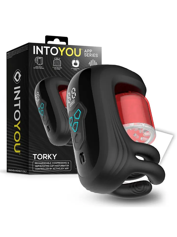 Torky Compressing Rotating App Masturbator - Automatischer Masturbator 7 [full]