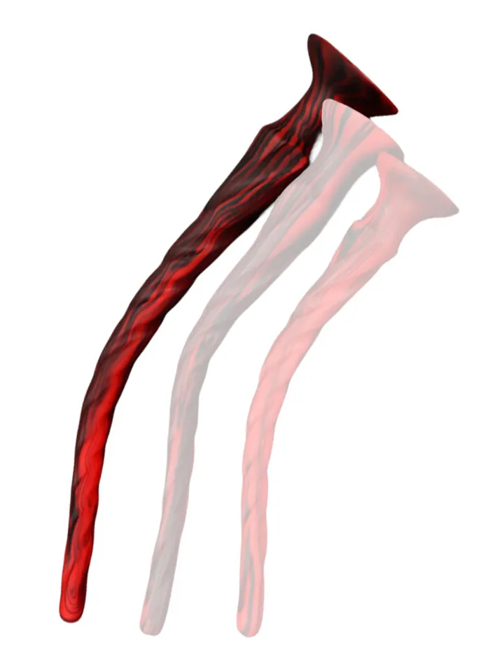 Torthy Dildo Black/Red 63 cm - Extra langer Anal-Dildo 1 [full]
