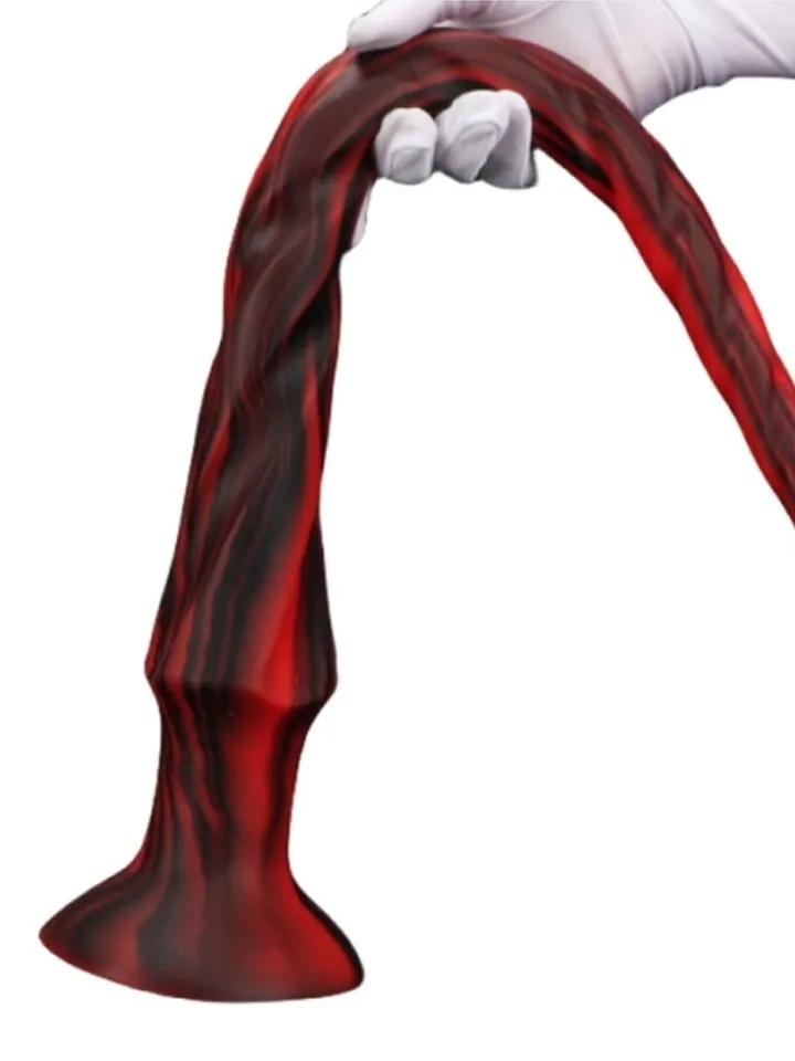 Torthy Dildo Black/Red 63 cm - Extra langer Anal-Dildo 2 [full]