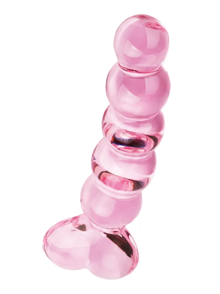 ToyJoy Glass Worxx Crystal Heart Anal Dildo - Glas-Dildo 1 [full]