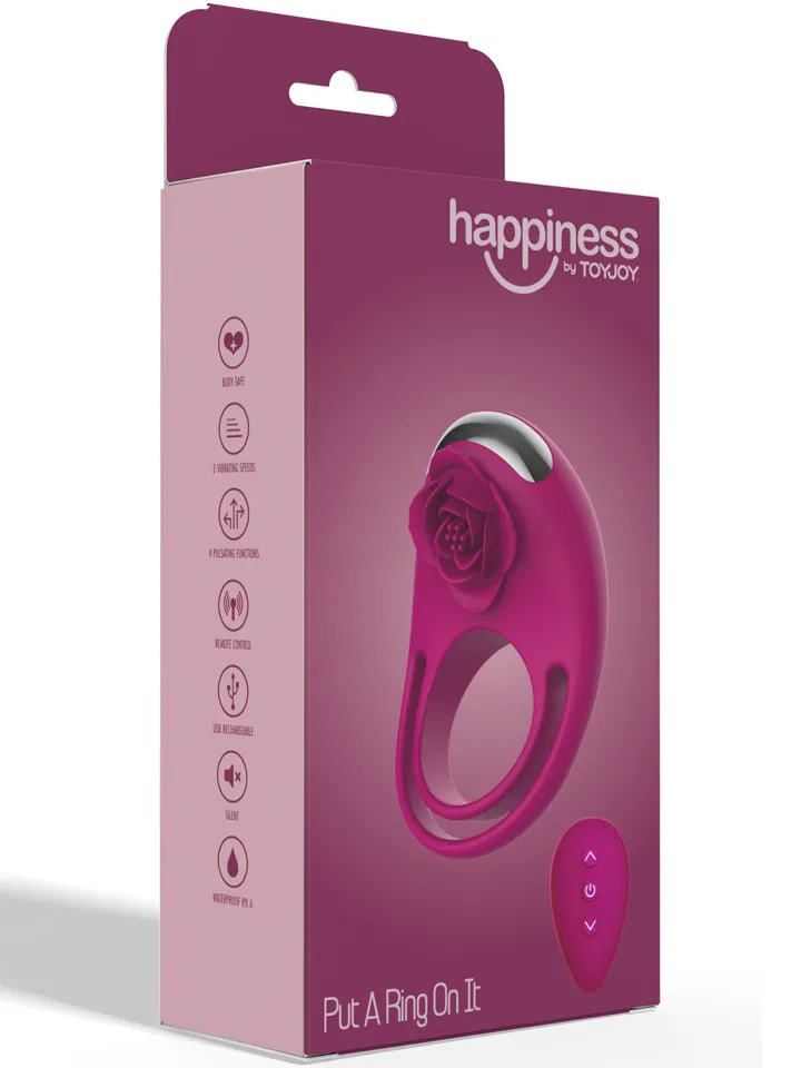 ToyJoy Put A Ring On It C-Ring mit Fernbedienung - Vibrierender Penisring 4