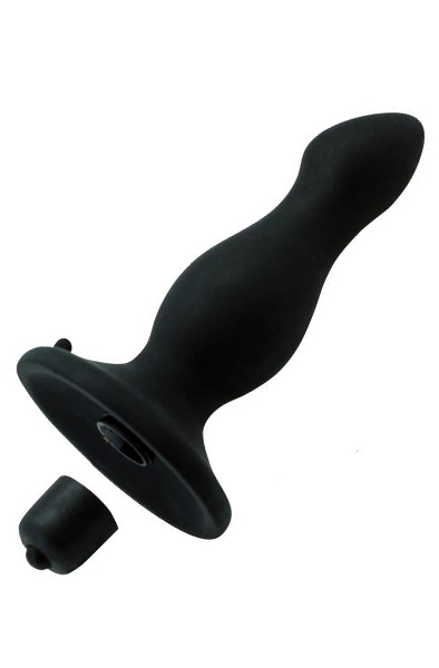 TOYZ4LOVERS Anal Bullet Schwarz - Vibrierender Analplug 3