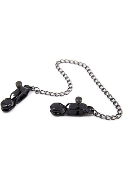 TOYZ4LOVERS Harte Nippelklemmen - Brustklammern mit Kette 3