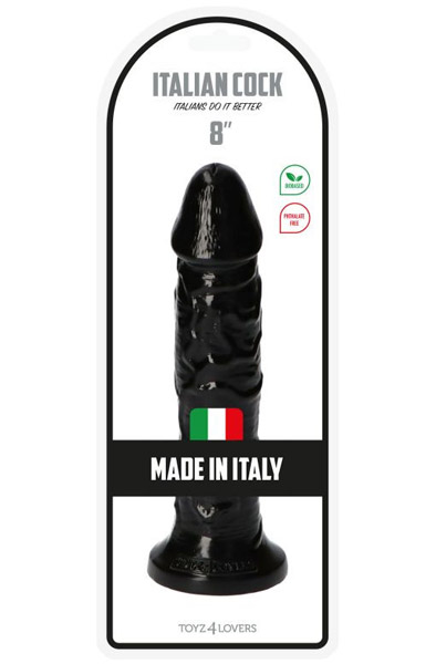 TOYZ4LOVERS Ottavio Dildo Black 23 cm - Dildo 3