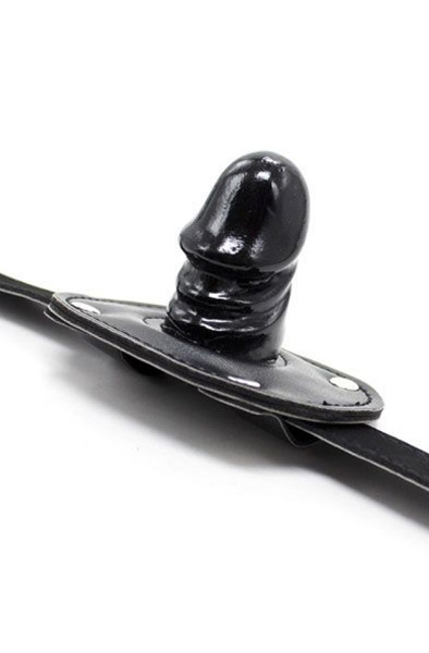 TOYZ4LOVERS Penis-Gag mit Schloss - Knebelball 2