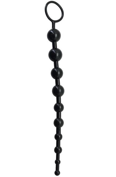 TOYZ4LOVERS Zeitloses Jelly 10 Schwarz - Anal-Kugeln 2