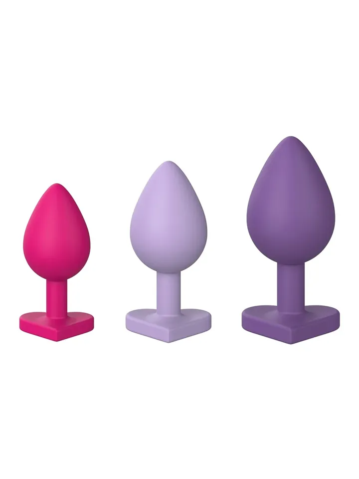 Triple Heart Anal Plug Set - Analplug Set 1 [full]