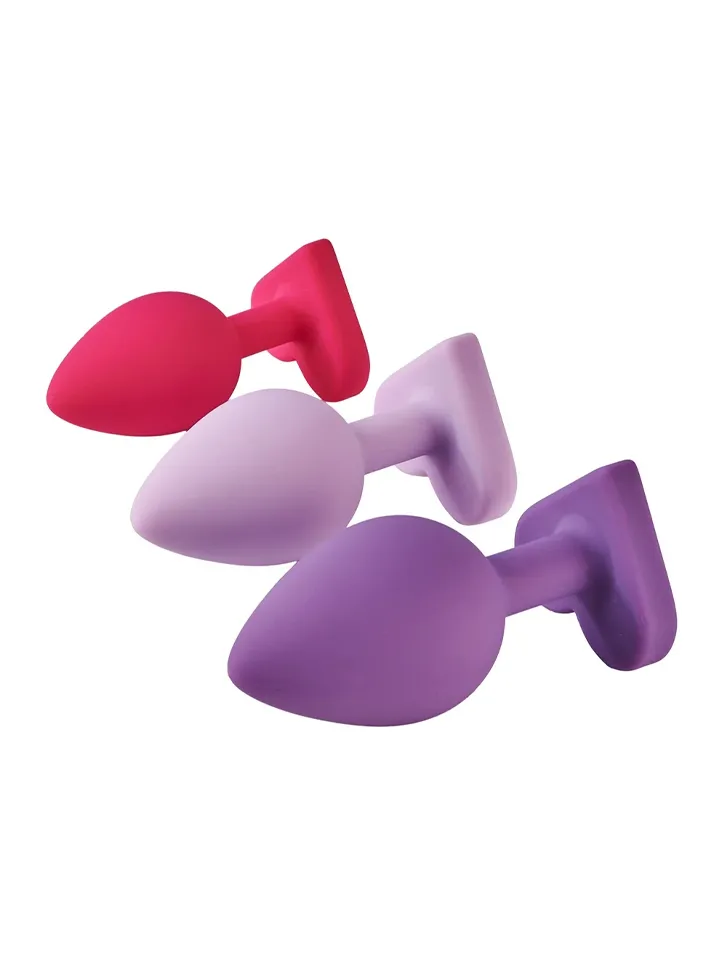 Triple Heart Anal Plug Set - Analplug Set 2 [full]