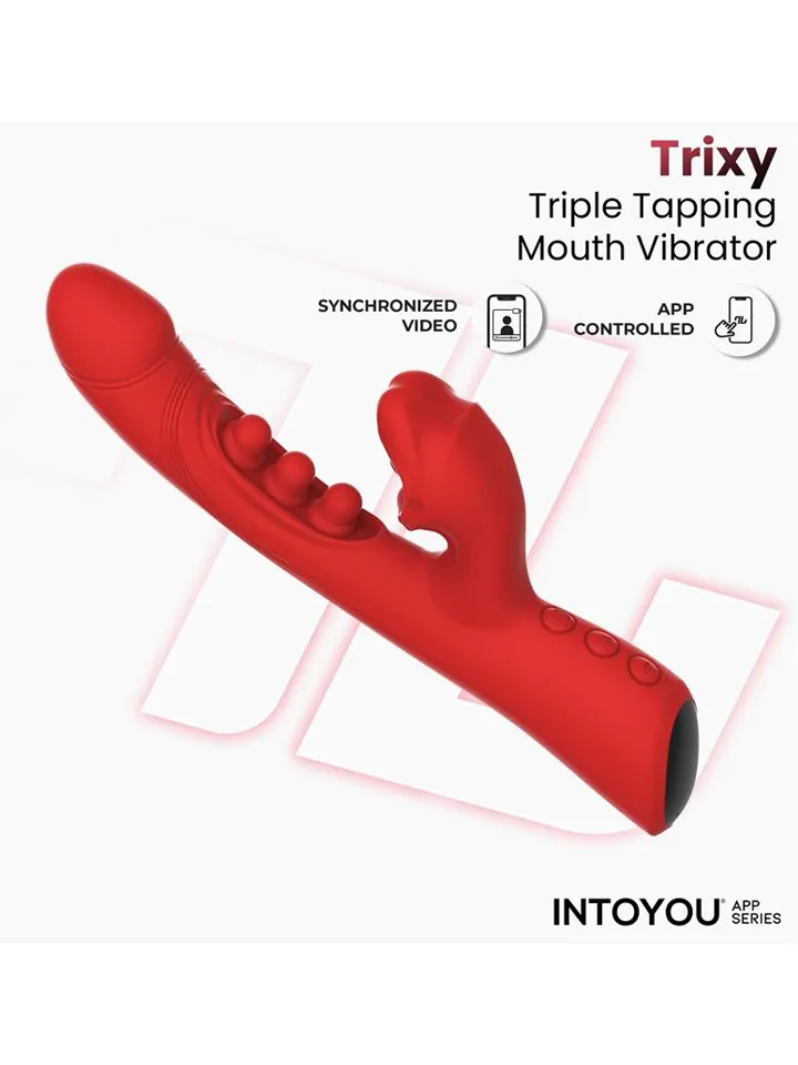 Trixy Vibrator With Tapping, Biting & App - App-gesteuerter Kaninchen-Vibrator 4 [full]