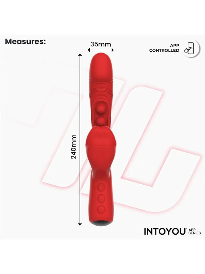 Trixy Vibrator With Tapping, Biting & App - App-gesteuerter Kaninchen-Vibrator 5 [full]