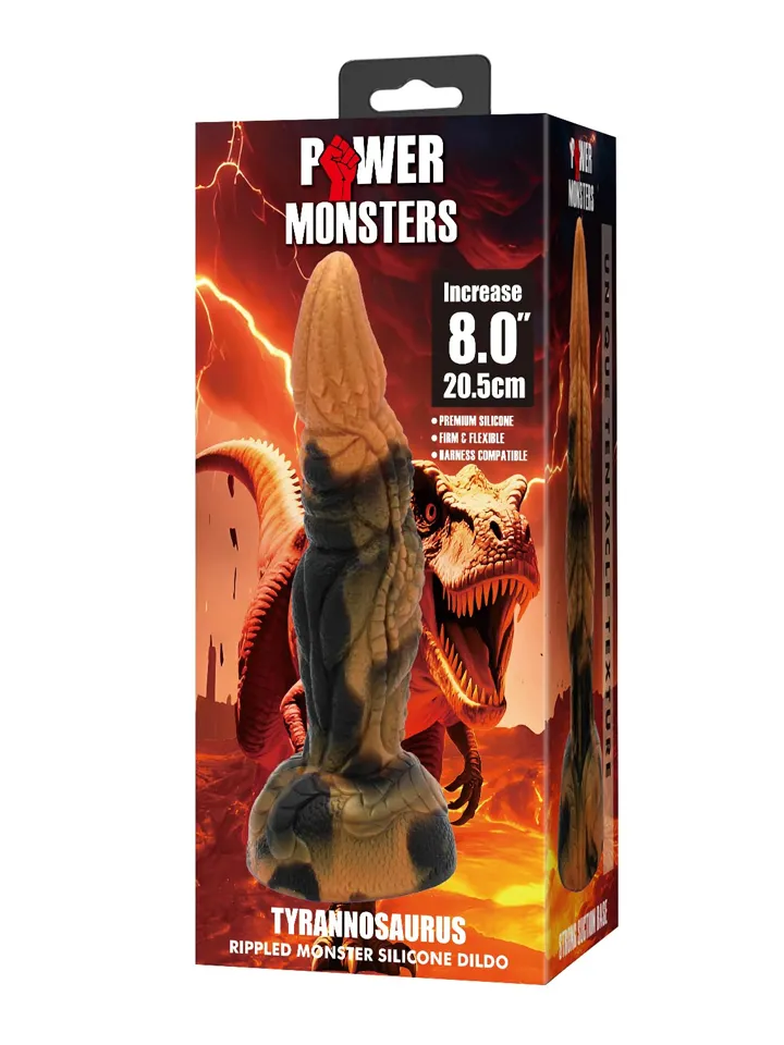 Tyrannosaurus Monster Silikon Dildo 20,5 cm - Drachen-Dildo 3 [full]