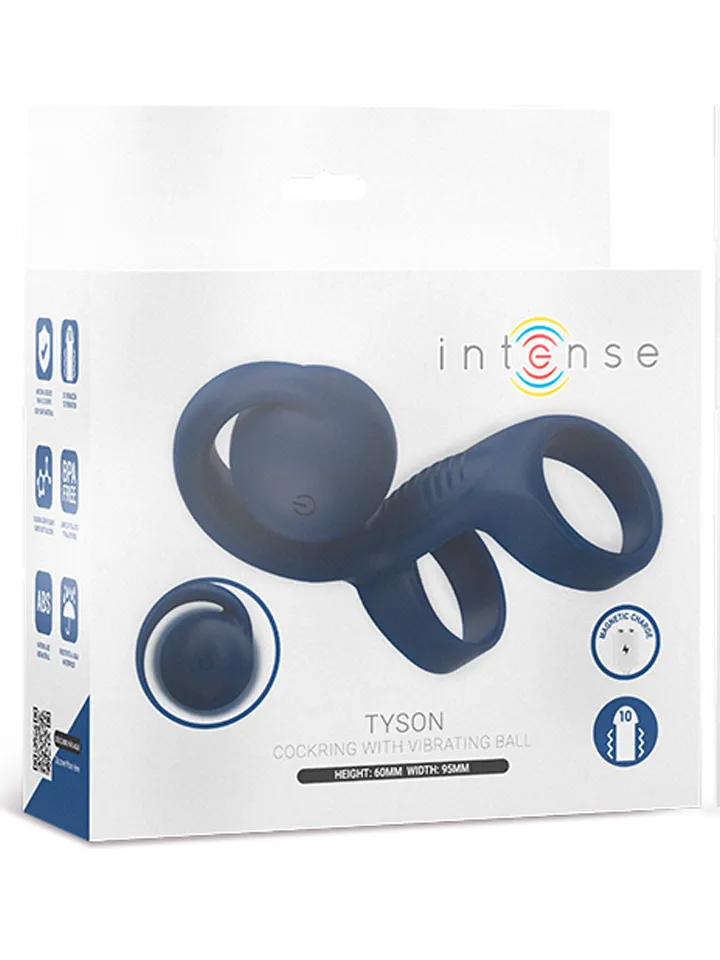 Tyson Cock Ring With Vibrating Ball - Vibrierender Penisring 5 [full]