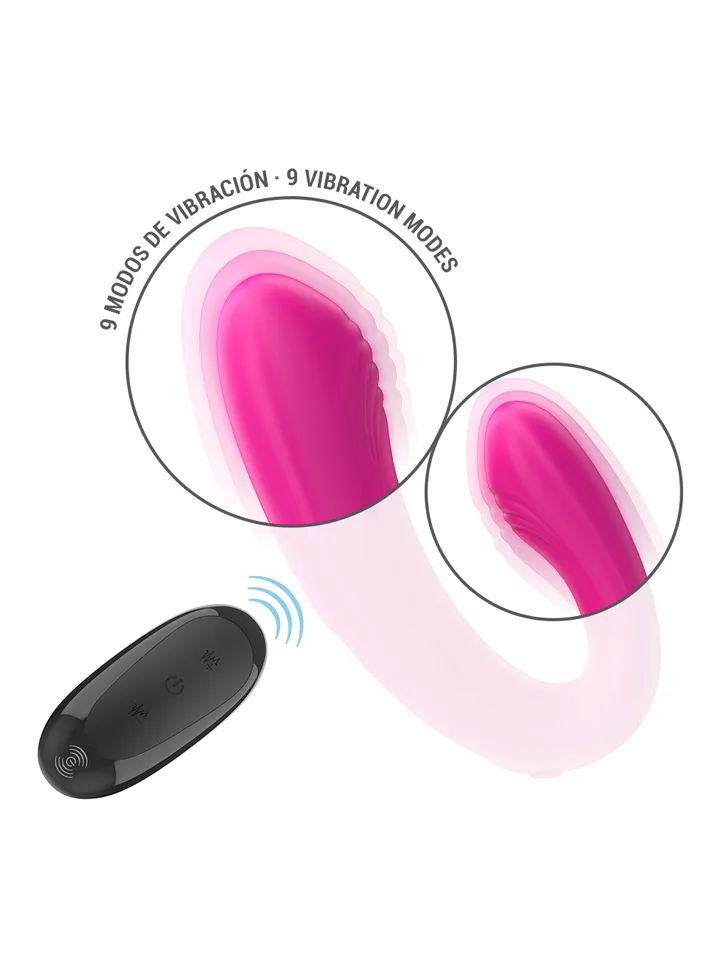 U-shaped Stimulator & Vibrator With Remote Control - Paarvibrator 2 [full]
