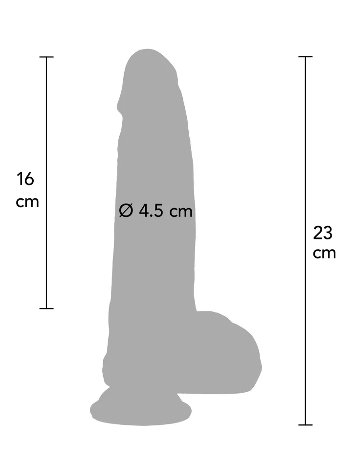 Ultra Realistic Dildo Silicone 18 cm - Realistischer Dildo 2 [full]