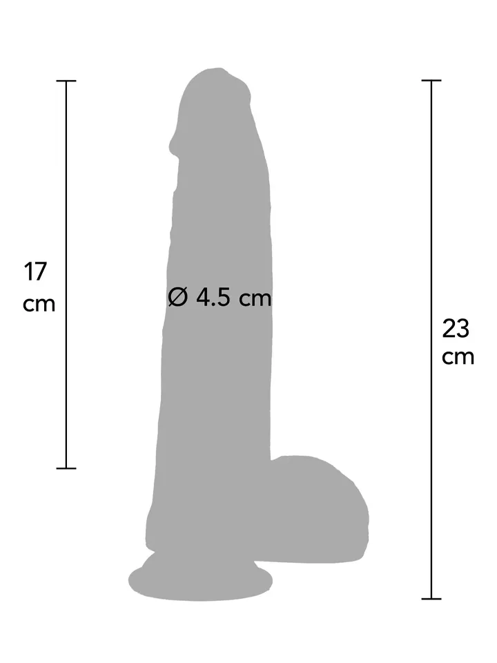 Ultra Realistic Dildo Silicone 23 cm - Realistischer Dildo 2 [full]