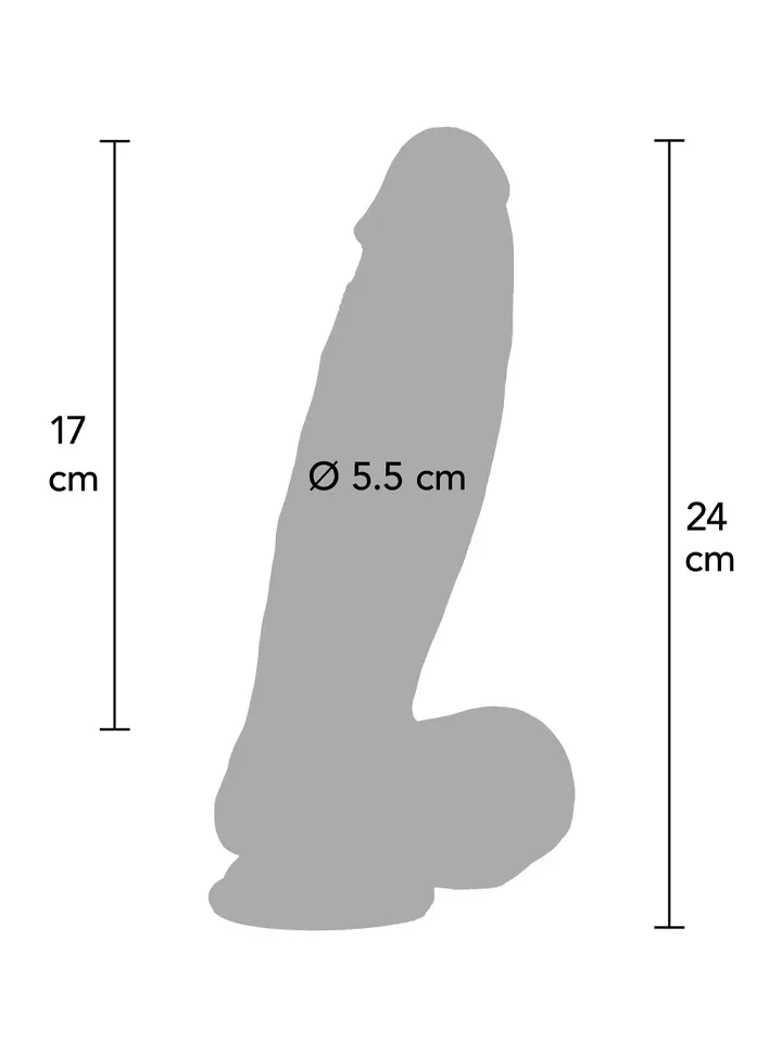 Ultra Realistic Dildo Silicone 24 cm - Realistischer Dildo 2 [full]
